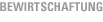 Bewirtschaftung